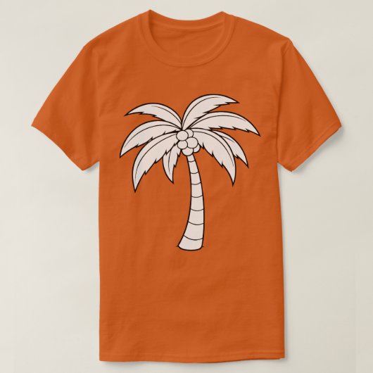 Coconut Tree Thirt 4 T-shirt (Design voorkant)