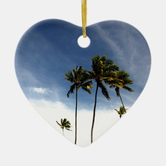 Coconut Trees Beach Brazilië Keramisch Ornament (Voorkant)