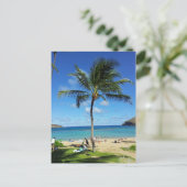 Coconut Trees Briefkaart (Staand voorkant)