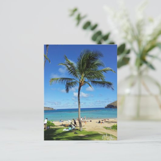 Coconut Trees Briefkaart (Staand voorkant)