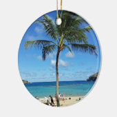 Coconut Trees Keramisch Ornament (Links)