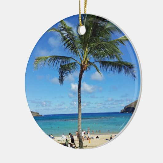 Coconut Trees Keramisch Ornament (Links)