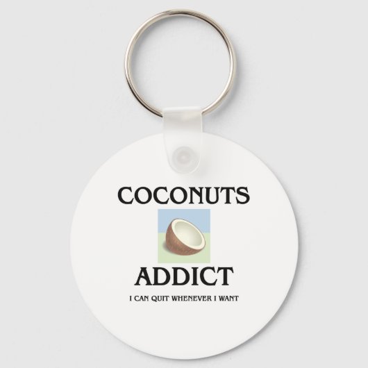 Coconuts Addict Sleutelhanger (Voorkant)