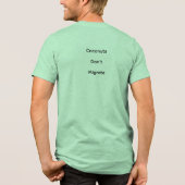 Coconuts Don't Migrate Middeleeuwse Fysica T-shirt (Achterkant)