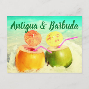 Coconuts van Antigua en Barbuda Briefkaart