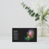 Cocoon Fractal ontwerp Visitekaartje (Staand voorkant)