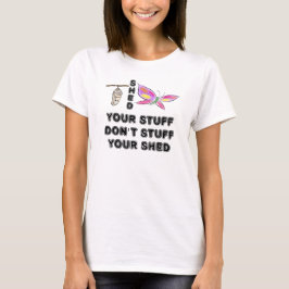 Cocoon tot vlinder wijsheid t-shirt