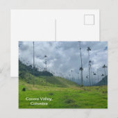 Cocora Valley, Colombia Briefkaart (Voorkant / Achterkant)