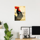 COCORICO 1899 Koekhoorntjesbrood met steinlen Poster (Thuiskantoor)