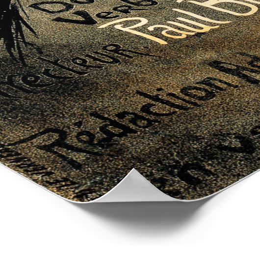 COCORICO 1899 Koekhoorntjesbrood met steinlen Poster (Hoek)