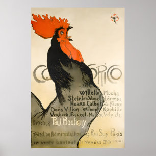 Cocorico Haan Poster - Vintage Poster Steinlen