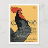 Cocorico Magazine Illustratie Theophile Steinlen Briefkaart (Voorkant)
