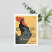 Cocorico Magazine Illustratie Theophile Steinlen Briefkaart (Staand voorkant)