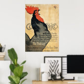 Cocorico Poster (Thuiskantoor)