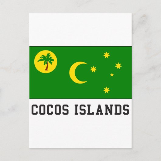 Cocos-eilanden Briefkaart (Voorkant)