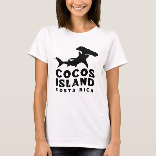 Cocos Island Costa Rica Shark Adventure T-shirt (Voorkant)