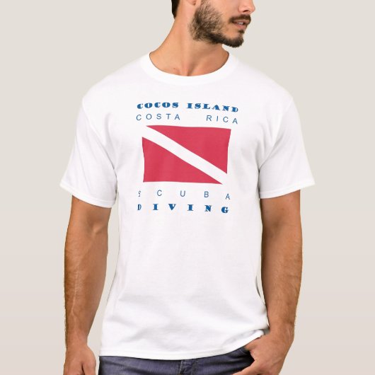 Cocos Island Costa Rica T-shirt (Voorkant)