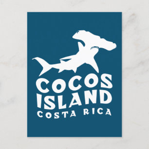 Cocos Island Costa Rica Zwemmen met haaien Briefkaart