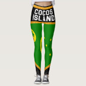 Cocos Island Flag Leggings (Voorkant)