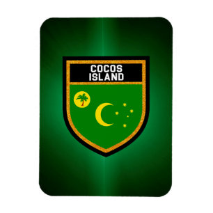 Cocos Island Flag Magneet