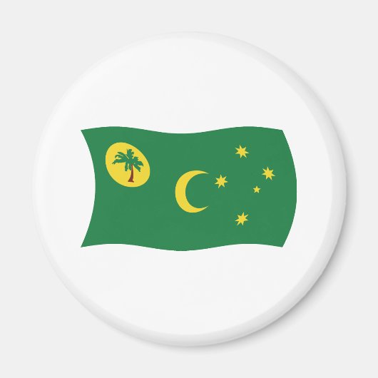 Cocos Islands Flag Magnet (Voorkant)
