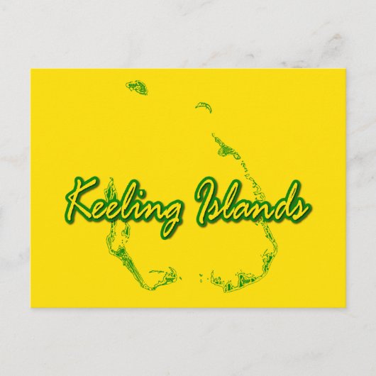 Cocos (Keeling)-eilanden Briefkaart (Voorkant)