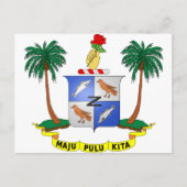 Cocos (Keeling) Islands Coat of arms CC Briefkaart (Voorkant)