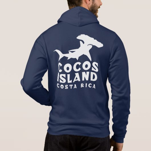 Cocoseiland Costa Rica Shark Diving Hoodie (Achterkant)