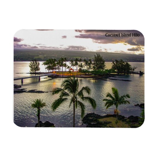 Cocoseiland Hilo Hawaï Magneet (Horizontaal)