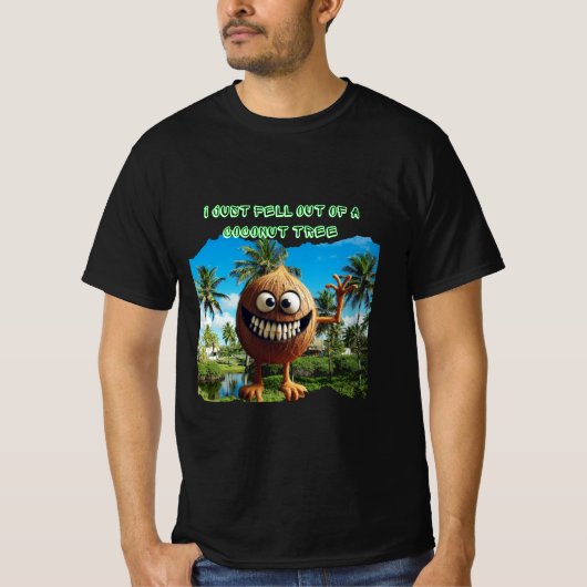 Cocoseiland Vakantie T-shirt (Voorkant)
