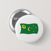 Cocoseilanden Vlag Knop Ronde Button 5,7 Cm (Voorkant /achterkant)