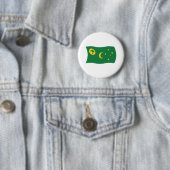 Cocoseilanden Vlag Knop Ronde Button 5,7 Cm (In situ)
