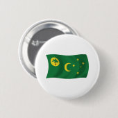 Cocoseilanden Vlag Knop Ronde Button 5,7 Cm (Voorkant /achterkant)