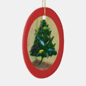 Cocotte kerstboom keramisch ornament (Rechts)