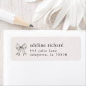 Cocquette lint afstudeeradreslabels etiket (Insitu)