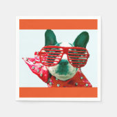 COCTAIL NAPKINS-HIGH FLYING DOG! LEUK! SERVETTEN (Voorkant)