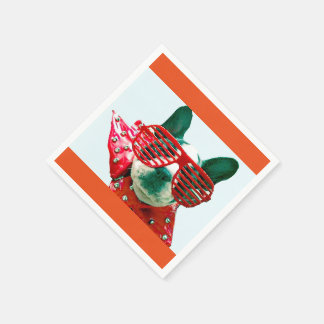 COCTAIL NAPKINS-HIGH FLYING DOG! LEUK! SERVETTEN