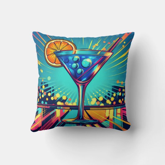 Coctail Throw Cushion Kussen (Achterkant)