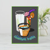 Coctails Cocktail Party-uitnodigingen Kaart (Staand voorkant)