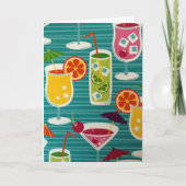 COCTAILS GALOUR GEZEGDE HAPPY BIRTHDAY-CELEBRATE KAART (Voorkant)