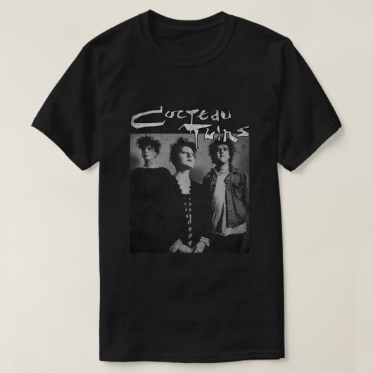 Cocteau Twins poster droom pop liefde muziek T-shirt (Design voorkant)