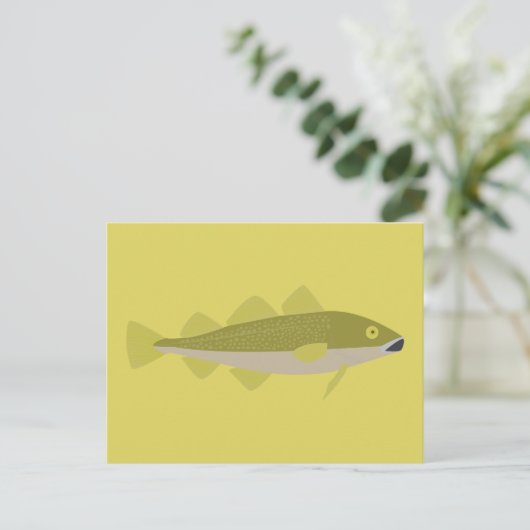 Cod Fish Briefkaart (Staand voorkant)