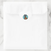 CoD German Shepherd Ik heb geen idee wat ik doe Hart Sticker (Tas)