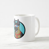 CoD German Shepherd Ik heb geen idee wat ik doe Koffiemok (Voorkant rechts)