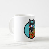 CoD German Shepherd Ik heb geen idee wat ik doe Koffiemok (Voorkant links)