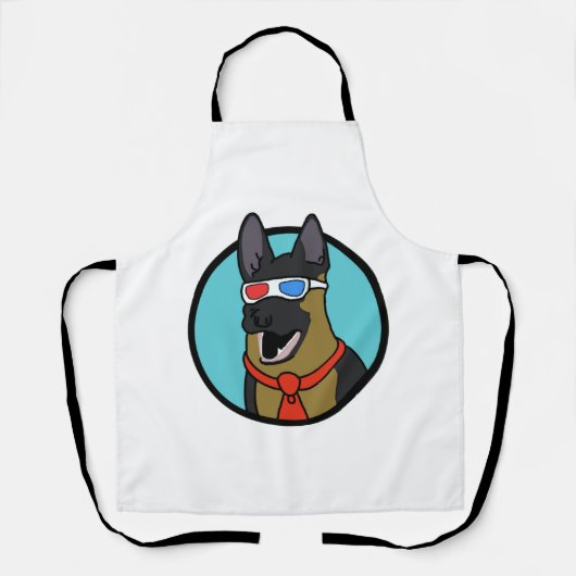 CoD German Shepherd Ik heb geen idee wat ik doe Schort (Voorkant)