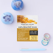 Cod Liver Oil, Health Food Store Advertising Flyer (Enkel)