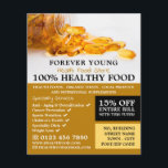 Cod Liver Oil, Health Food Store Advertising Flyer<br><div class="desc">Cod Liver Oil,  Health Food Store Advertising Flyers By The Business Card Store</div>
