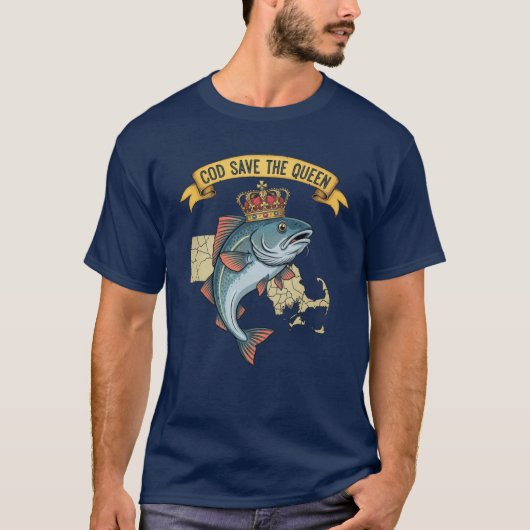 Cod Save the Queen T-shirt (Voorkant)
