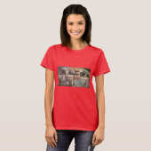 COD Zombies Kino Der Toten Loading Screen Actief T T-shirt (Voorkant volledig)